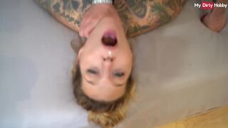 Brutális német amatőr milf cidázza a orbitális fasznak