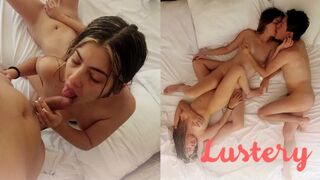 Szenvedélyes latina amatőrök megosztják a durva kukit együtt