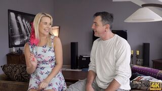 Papi keményen megdugja Nikky Dream punciját és száját