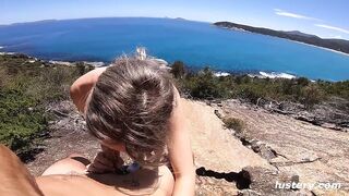 Kalandvágyó olasz pár vadul kúrel a csodás öbölben