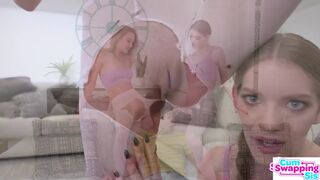 Nevelő testvérek picsája – Kyler Quinn és Erin Everheart mutogatnak Diego Pereznek