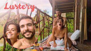 Lenyűgöző argentin amatőrök szexelnek az amazonasban