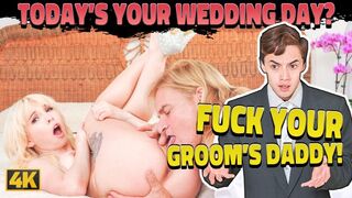 Sápadt világos szőke spiné kész a sexre férje apjával