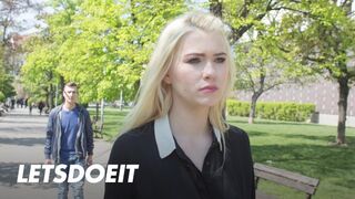 Izgató lengyel világos szőke Misha Cross leszopja a külföldi vastag fazt külföldön és jól meglovagolja