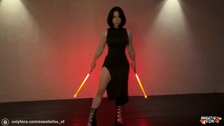 Sith lány magassarkúban titokban megdugja a jediket naboon