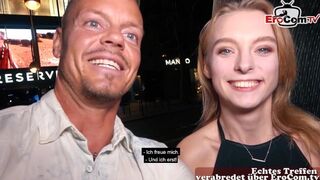 Német pornósztár csábítja a turista pasit igazi dugásra