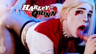Gigászi bőrös virsli a harley quinn jelmezben - Mollyredwolf csábítása
