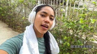 Az edzőteremben megismert pali megbassza szűk puncimat és telelövi - amatőr pár