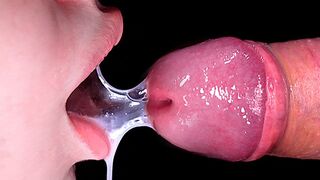 Kiszívta a farkam közelről! hosszú, érzéki élvezet játék és nyelvmunka orbitális spriccellel