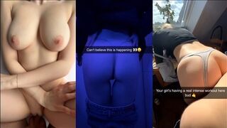 Koleszos csajok mocskos kúrása snapchat válogatásban édeshármas képernyőn