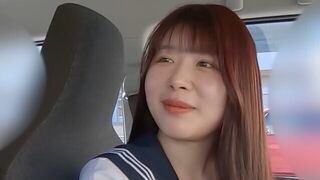 Kasumi-chan, a csinos riporternövendék autóban cumizza és veri a fügyit