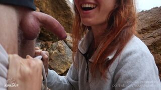 Nyilvános cidázás és gyors együttlét a strandon pov-ban